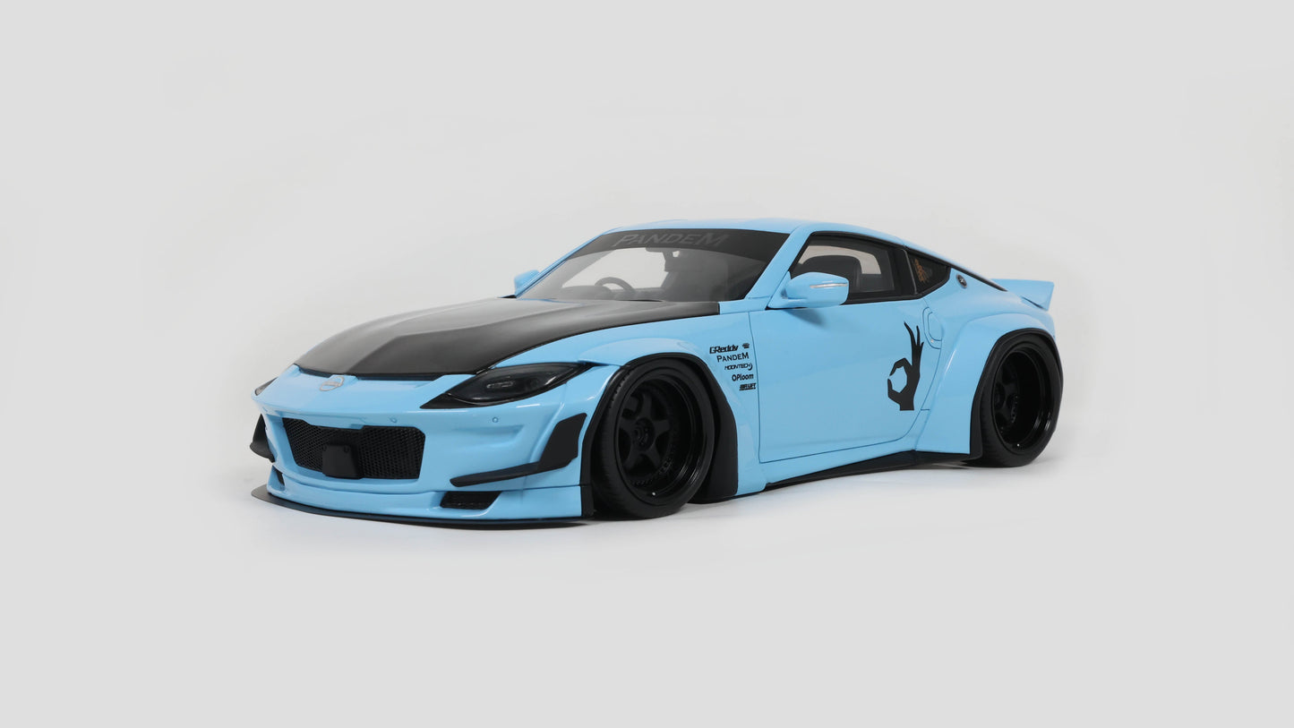 PRECOMMANDE - PANDEM NISSAN FAIRLADY Z CHINA BLUE 2025 - GTSpirit - 1/18