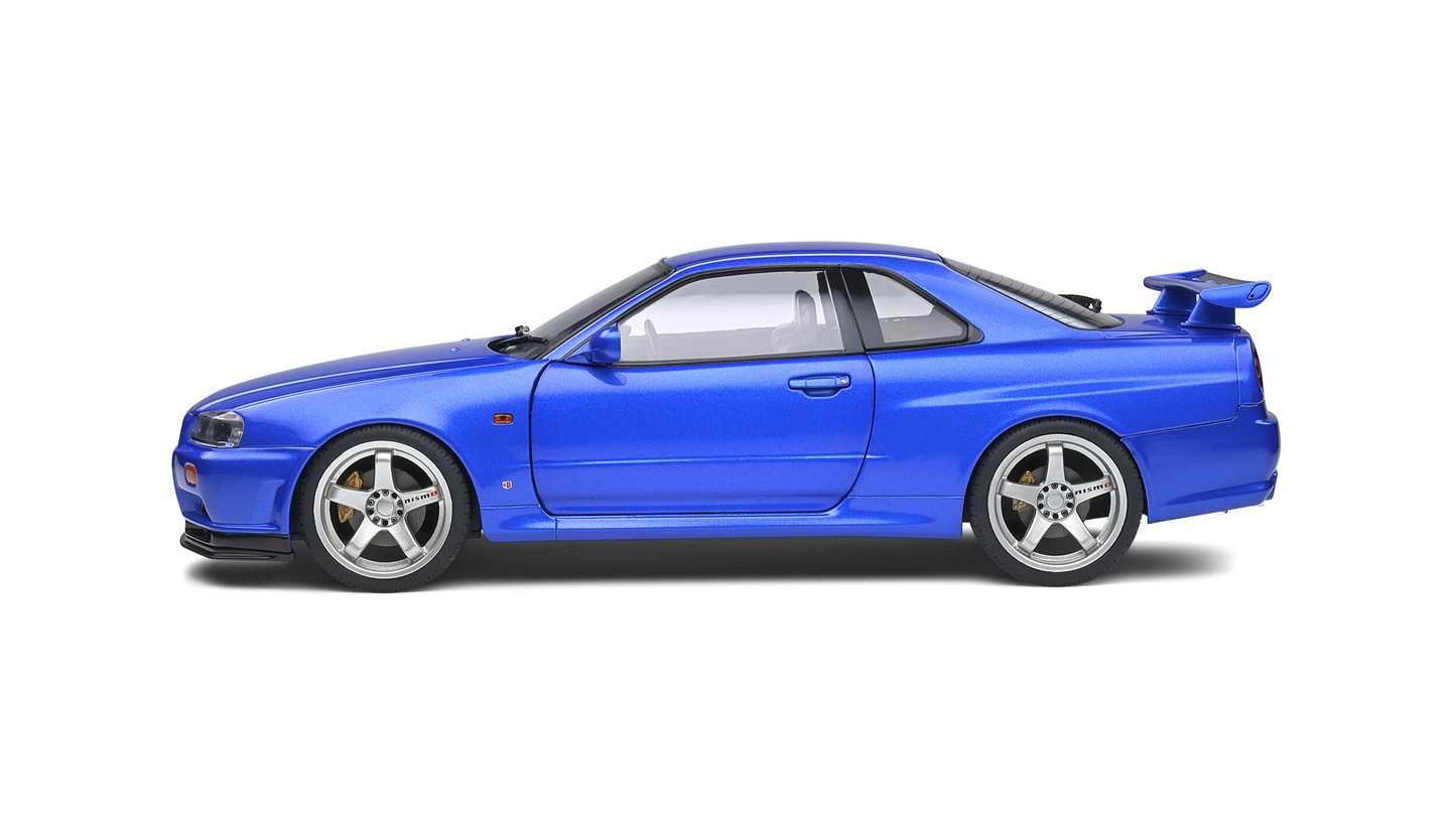 Nissan Skyline (R34) GT-R Bayside Blue 1999 - Solido - 1/18