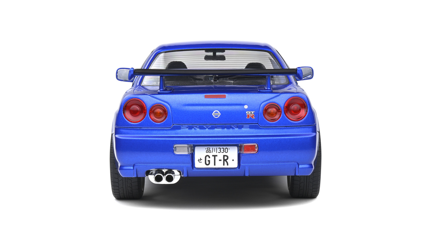 Nissan Skyline (R34) GT-R Bayside Blue 1999 - Solido - 1/18