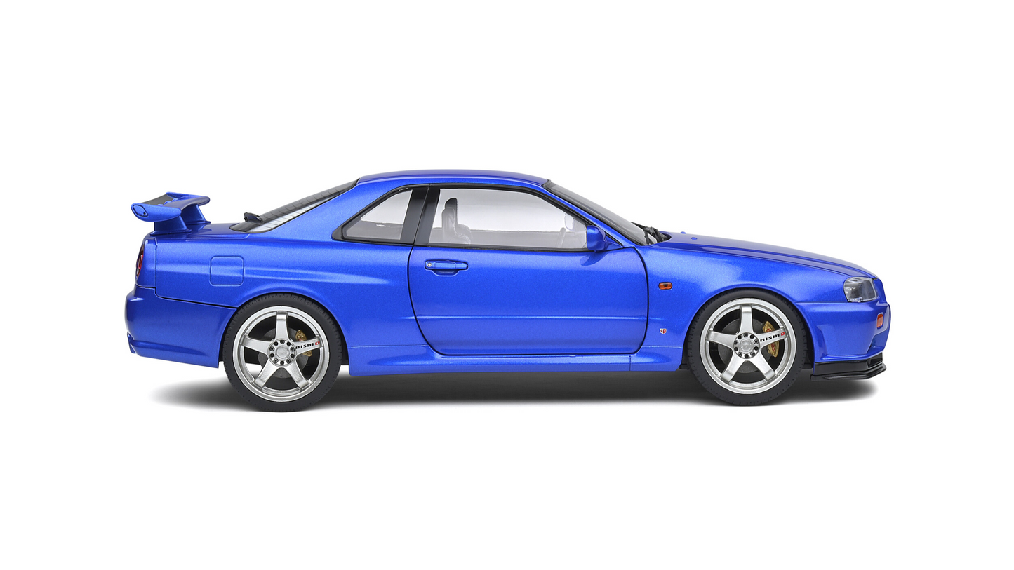 Nissan Skyline (R34) GT-R Bayside Blue 1999 - Solido - 1/18