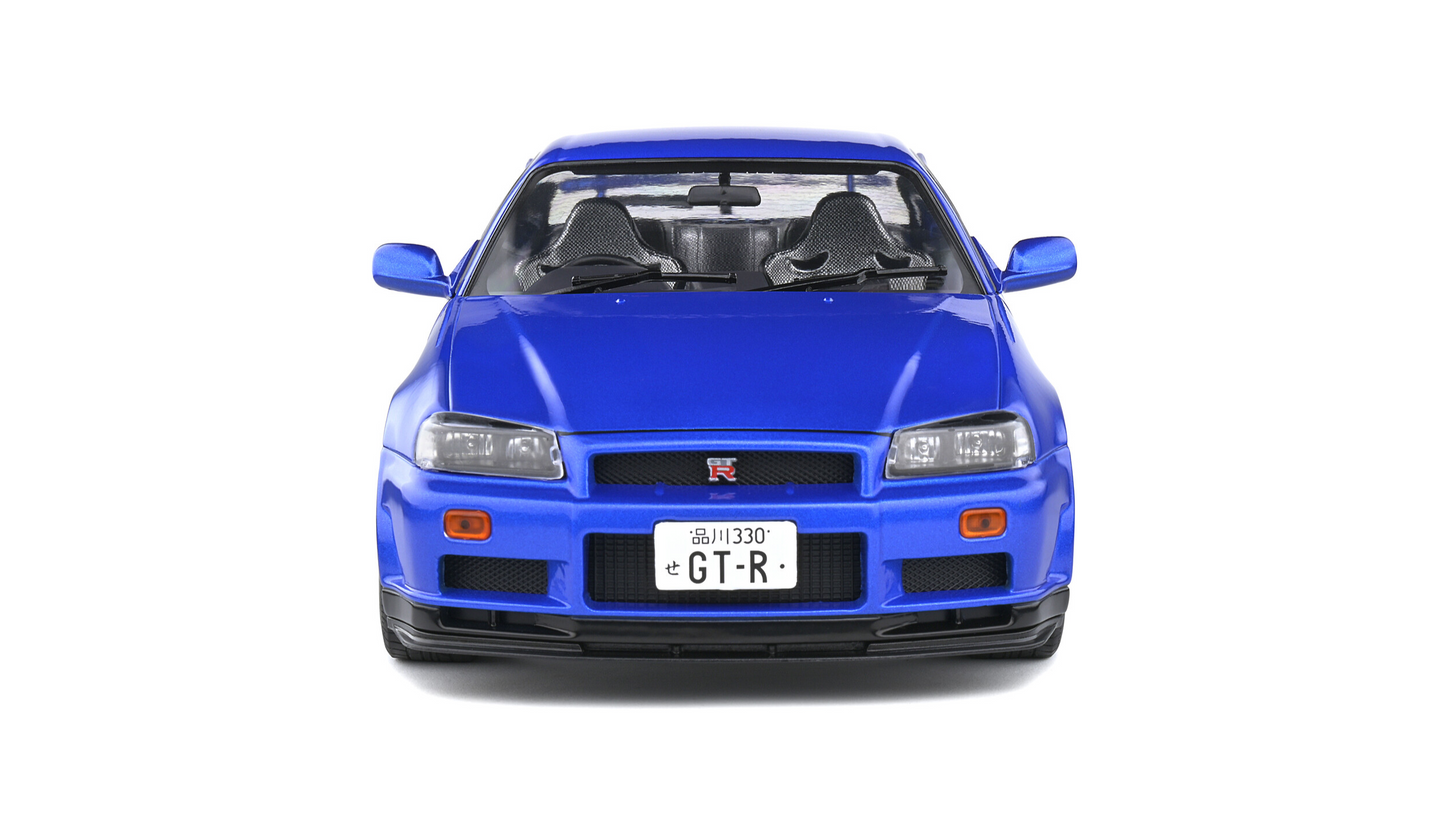 Nissan Skyline (R34) GT-R Bayside Blue 1999 - Solido - 1/18