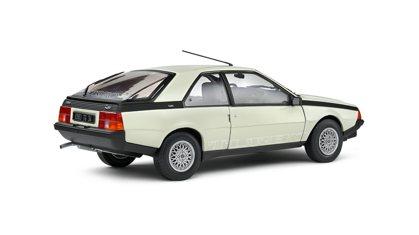Renault Fuego Turbo Blanc Panda 1985 - Solido - 1/18