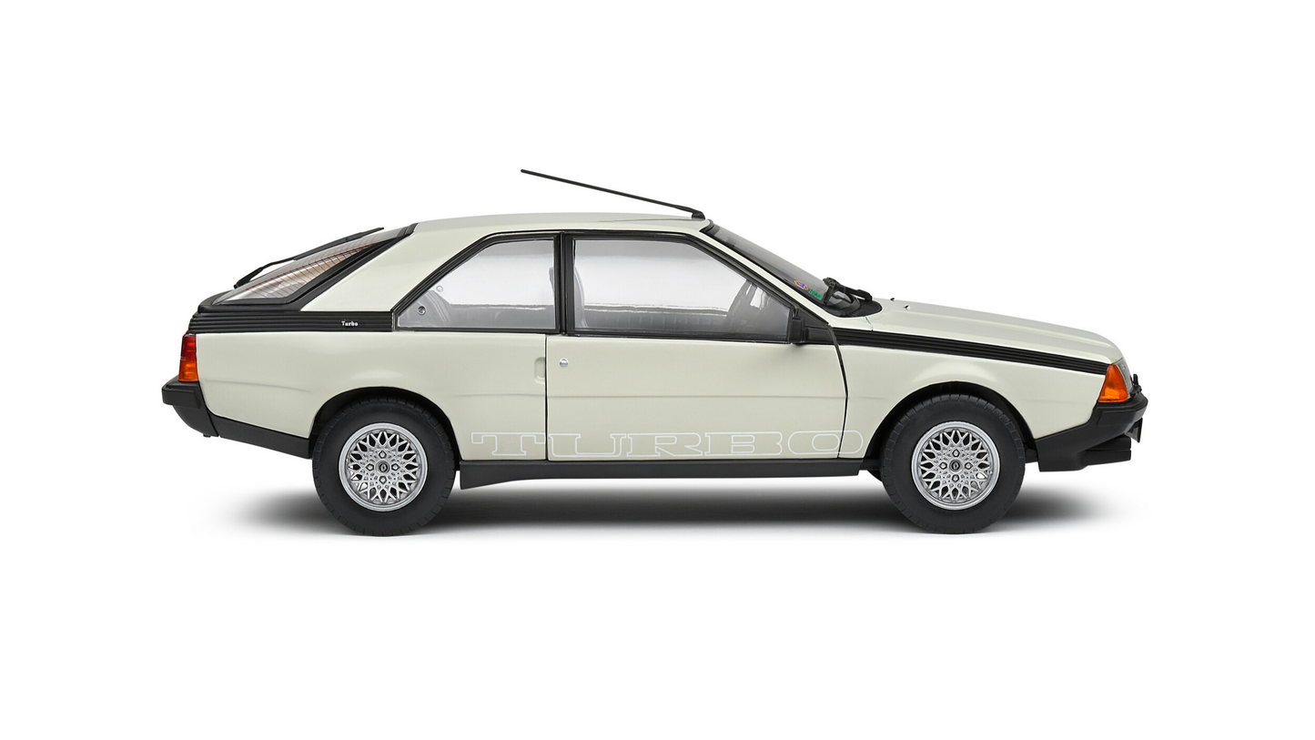 Renault Fuego Turbo Blanc Panda 1985 - Solido - 1/18