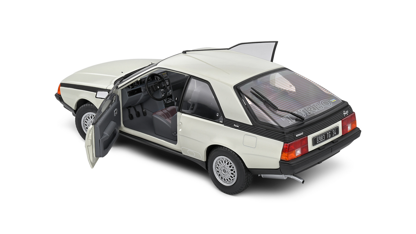 Renault Fuego Turbo Blanc Panda 1985 - Solido - 1/18