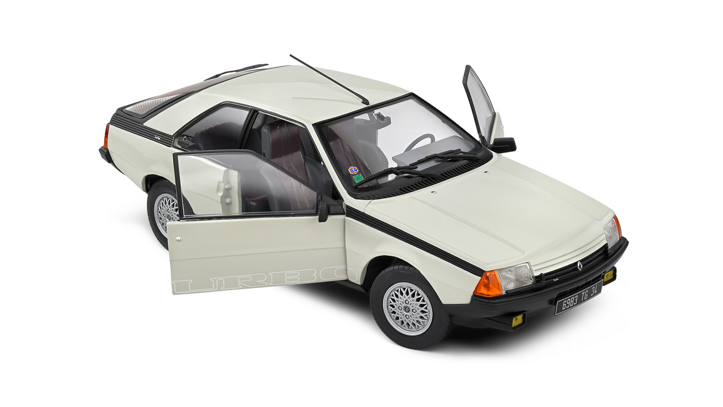 Renault Fuego Turbo Blanc Panda 1985 - Solido - 1/18