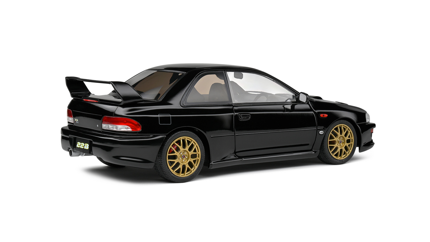 Subaru Impreza 22B Black 1998 - Solido - 1/18