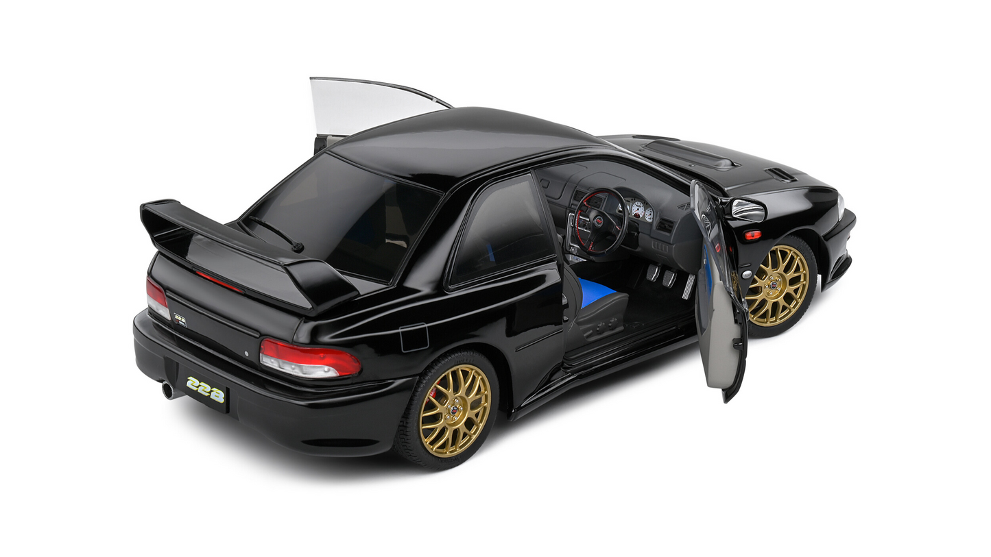 Subaru Impreza 22B Black 1998 - Solido - 1/18
