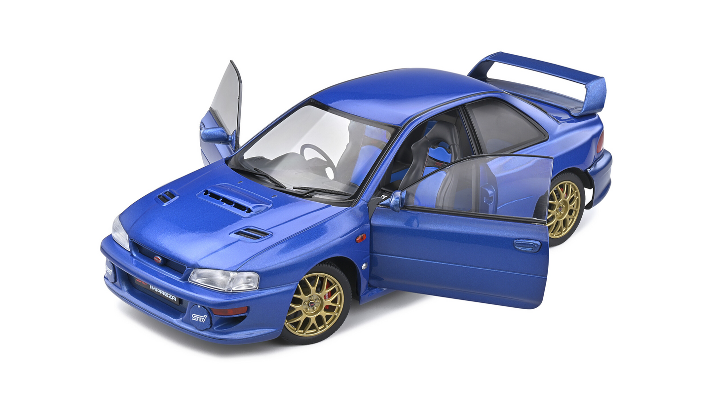 Subaru Impreza 22B Sonic Blue 1998 - Solido - 1/18