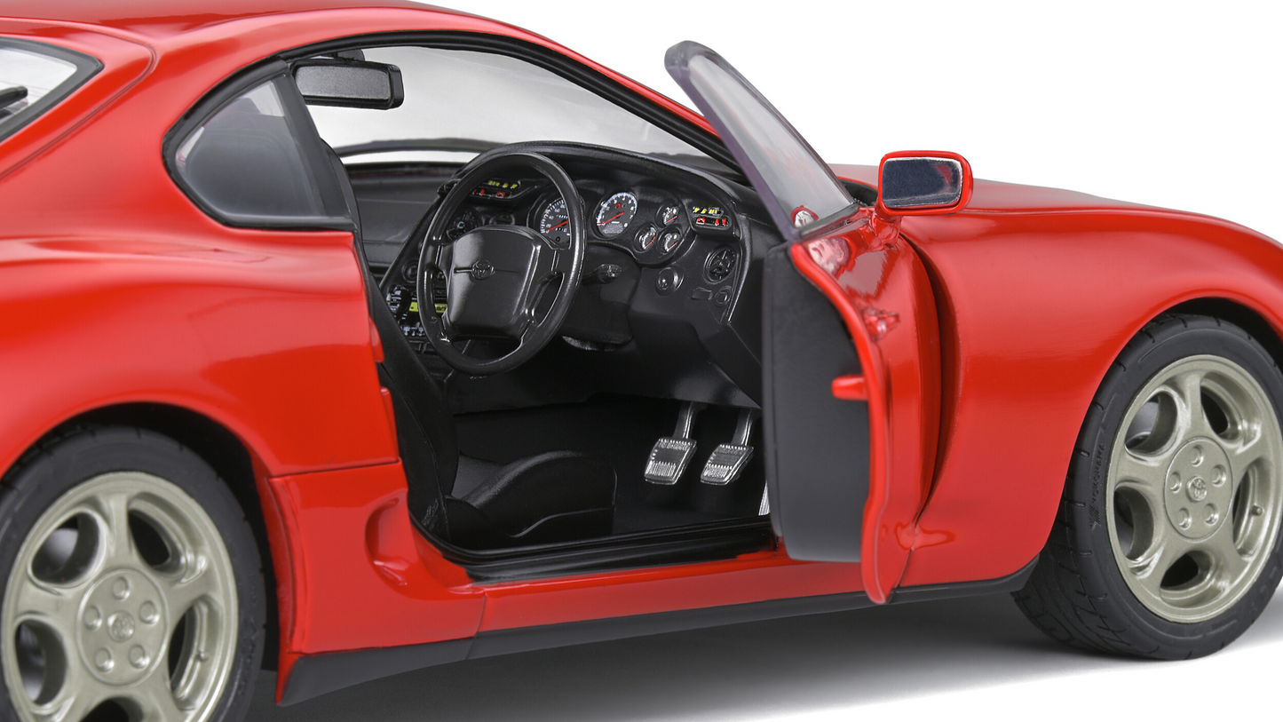 Toyota Supra Mk.4 (A80) Renaissance Red 1993 - Solido - 1/18