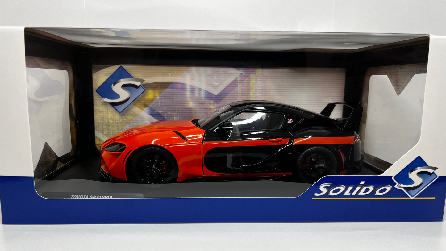 Toyota GR SUPRA STREETFIGHTER ORANGE 2024 - Solido - 1/18