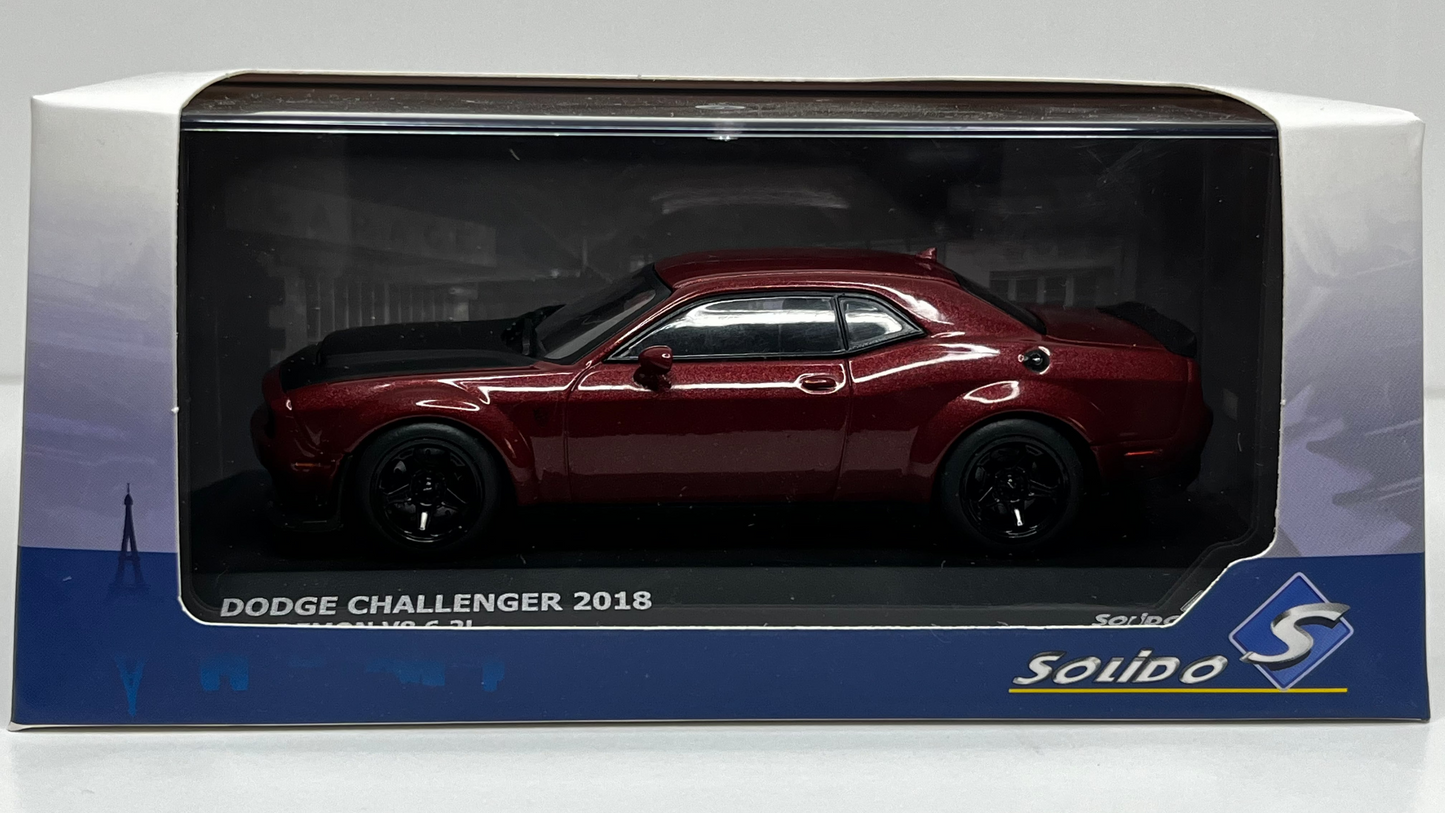 Dodge Challenger Demon Octane Red 2018 - Solido - 1/43