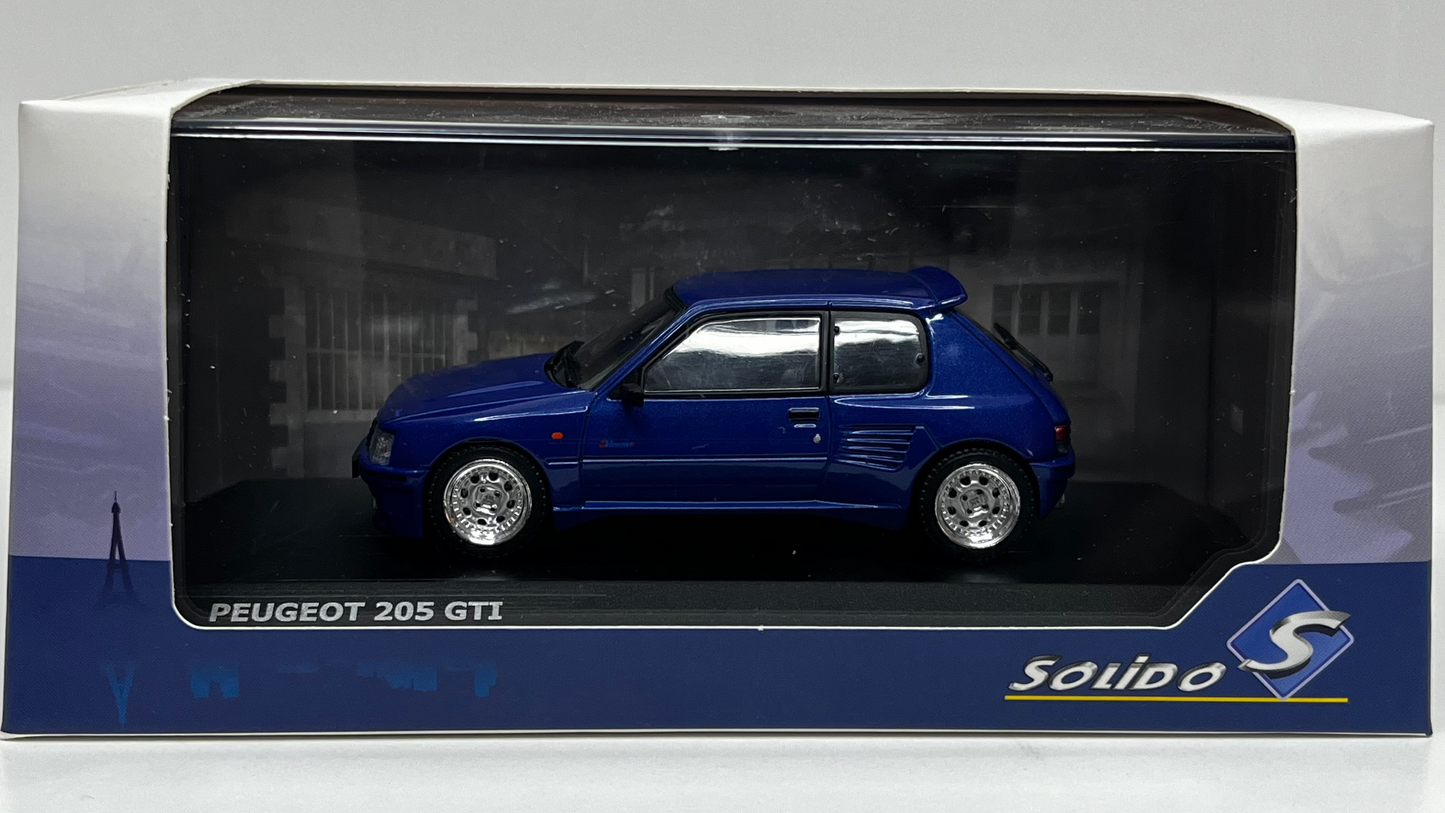 Peugeot 205 DIMMA Blue Metallic 1989 - Solido -1/43