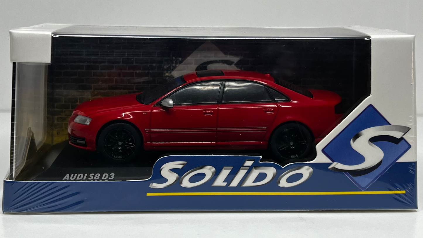 Audi S8 D3 Rouge 2010 - Solido - 1/43