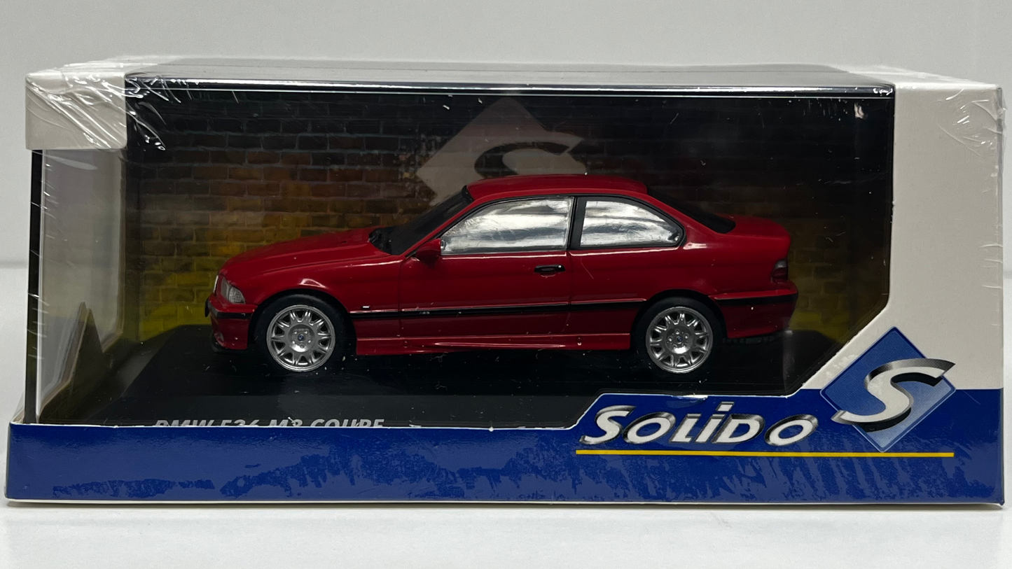 BMW E36 Coupé M3 Rouge 1999 - Solido - 1/43