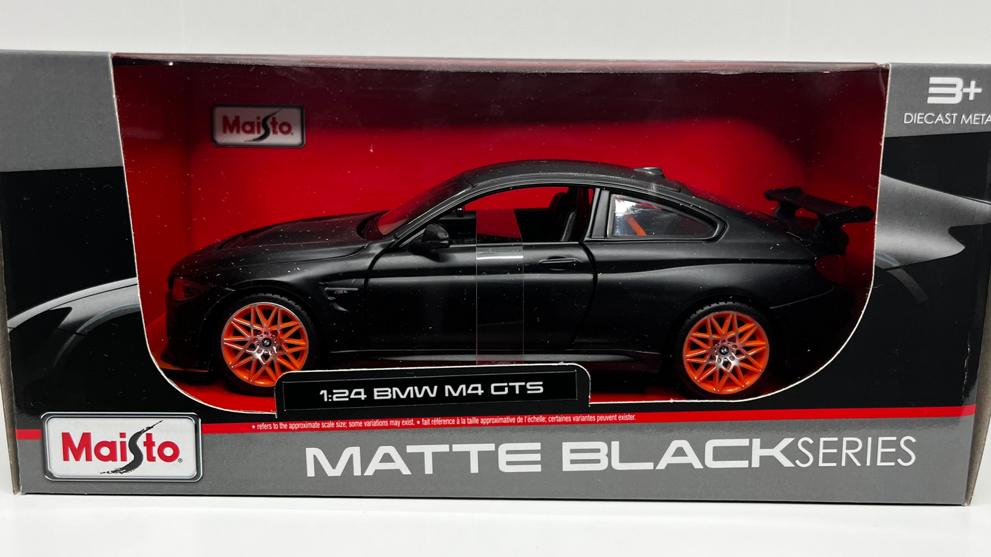 BMW M4 GTS Noir Matt - Maisto - 1/24