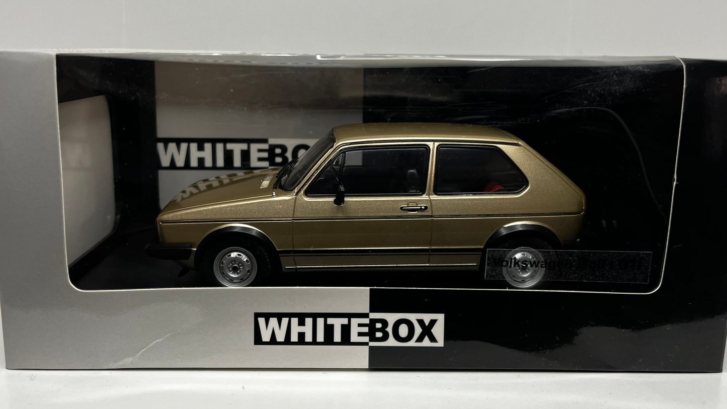 Volkswagen Golf I GTI Doré - Whitebox - 1/24