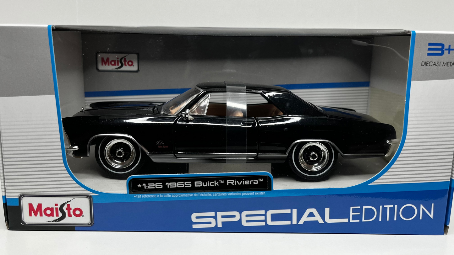Buick Riviera (1965) Noir - Maisto - 1/24