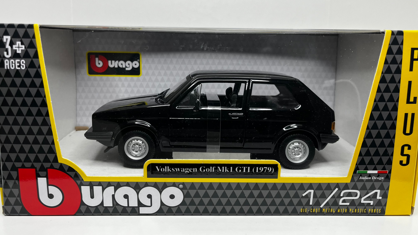 Volkswagen Golf Mk1 GTI Noir 1979 - Bburago - 1/24