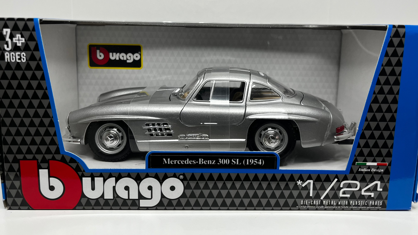 Mercedes 300 SL Gris 1954 - Bburago - 1/24
