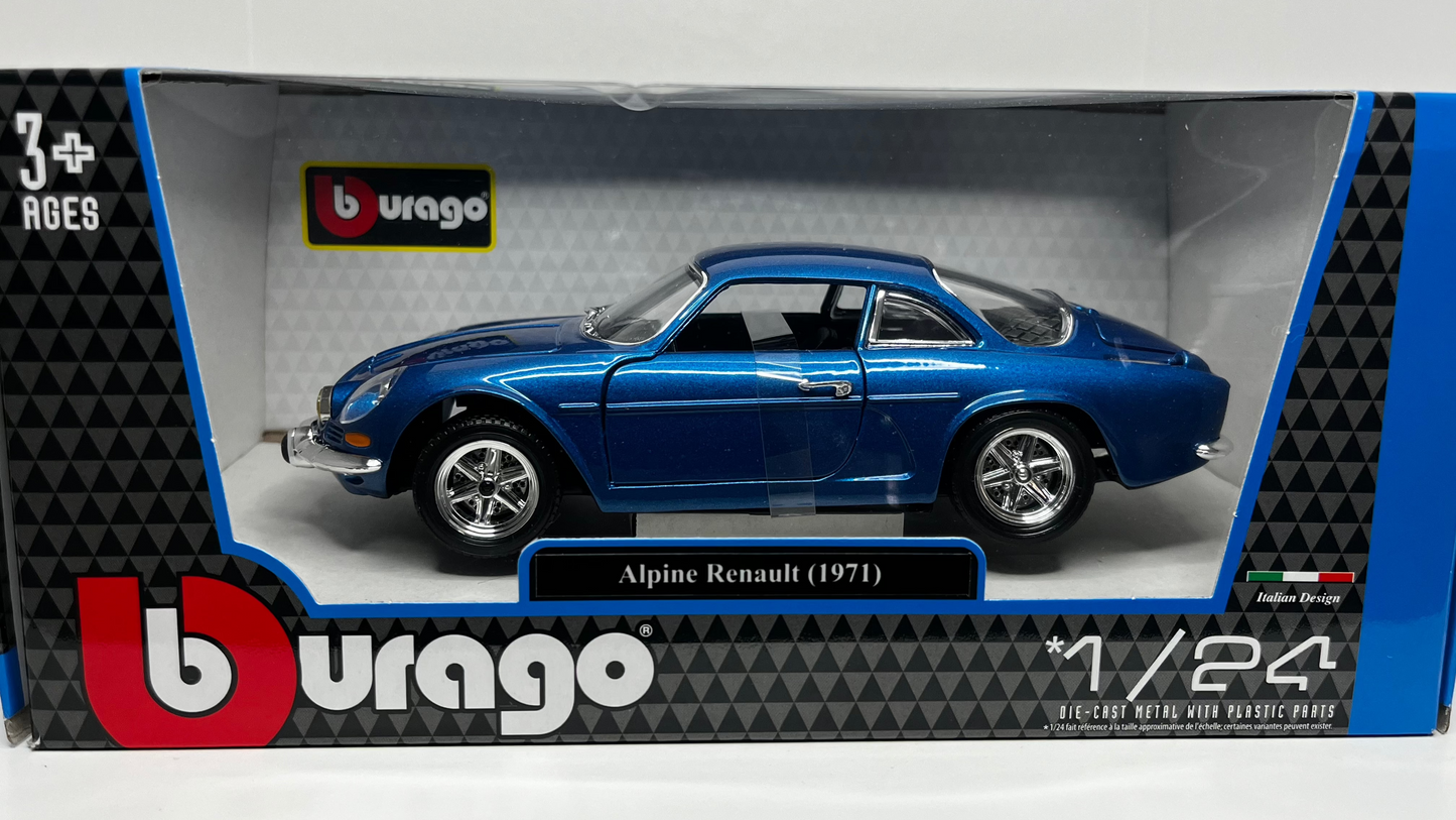 Renault Alpine 1600 S Bleu 1971 - Bburago - 1/24