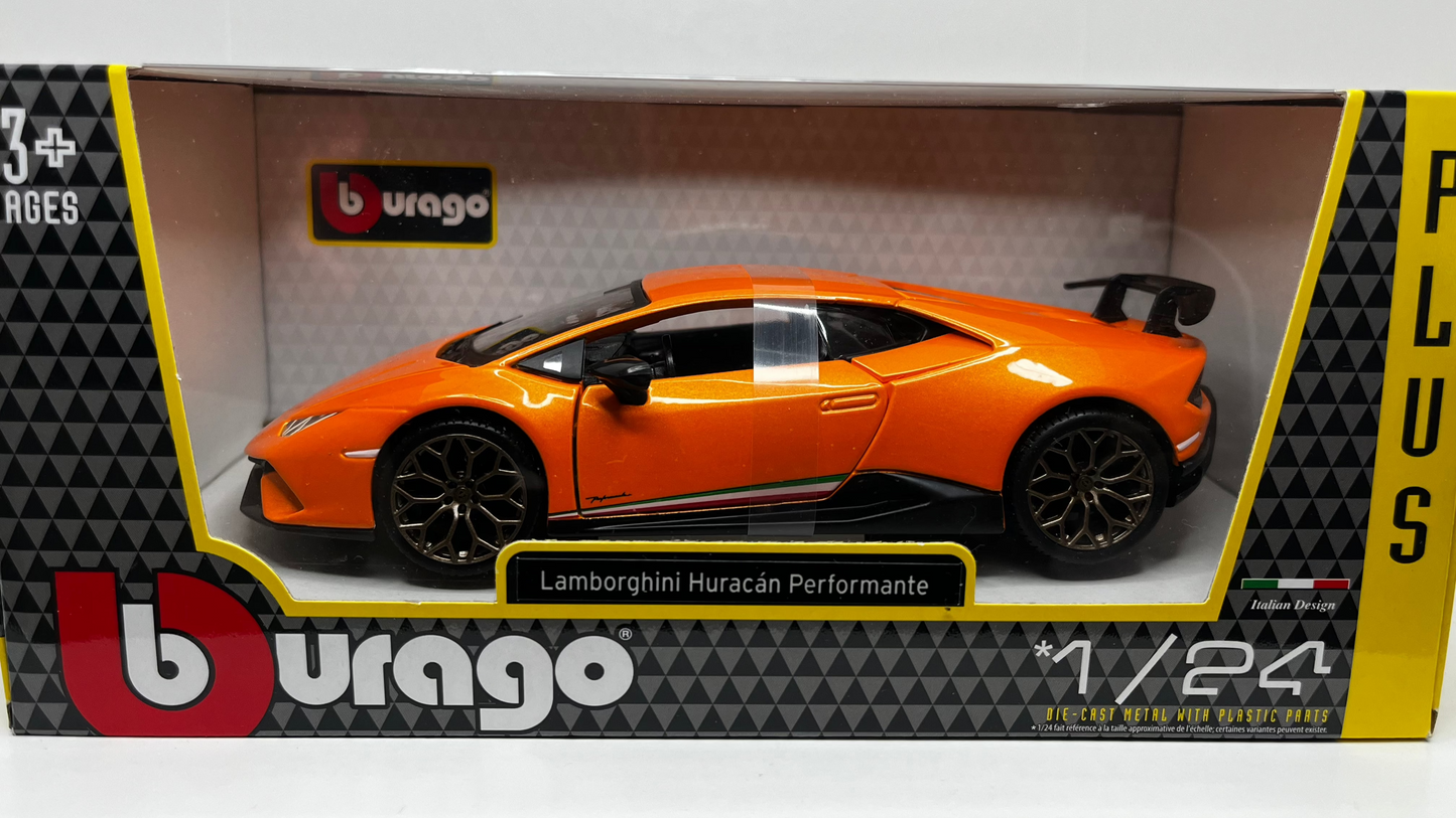 Lamborghini Huracan Performante Orange - Bburago - 1/24