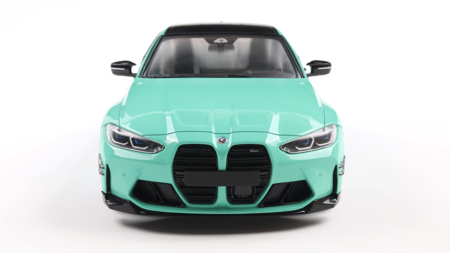 PRECOMMANDE - BMW M4 PERFORMANCE PARTS SOLIDO WORKS TURQUOISE 2025 - Solido - 1/18