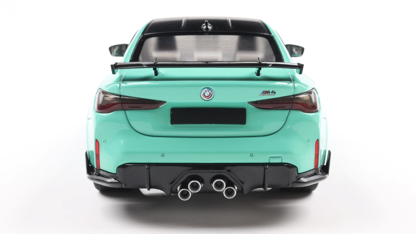 PRECOMMANDE - BMW M4 PERFORMANCE PARTS SOLIDO WORKS TURQUOISE 2025 - Solido - 1/18