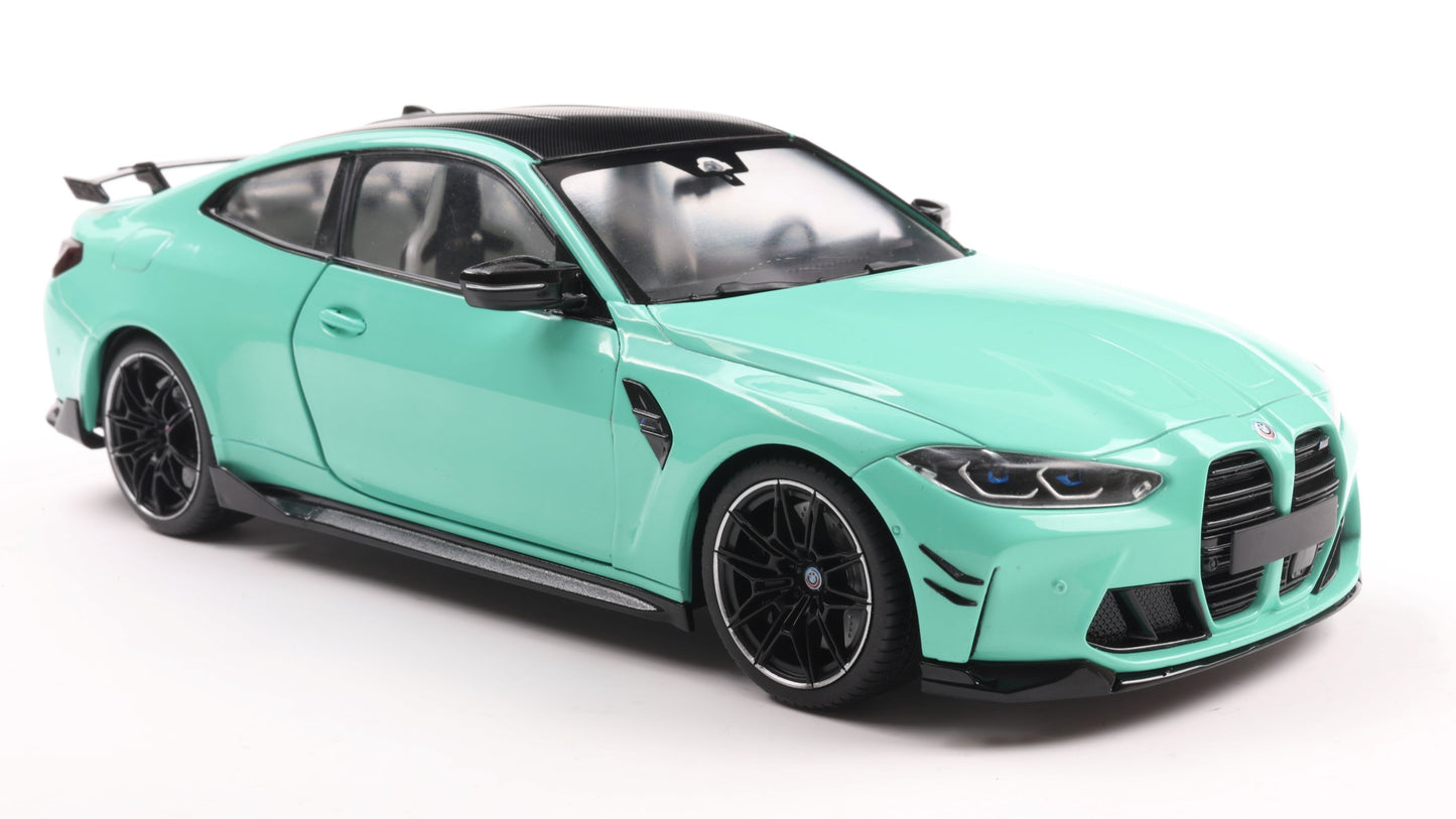 PRECOMMANDE - BMW M4 PERFORMANCE PARTS SOLIDO WORKS TURQUOISE 2025 - Solido - 1/18