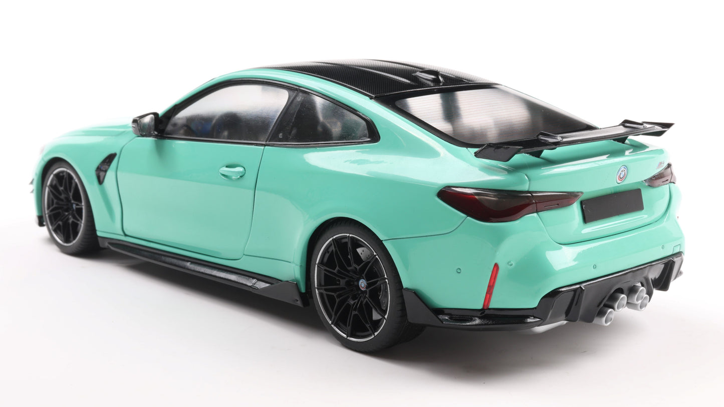 PRECOMMANDE - BMW M4 PERFORMANCE PARTS SOLIDO WORKS TURQUOISE 2025 - Solido - 1/18