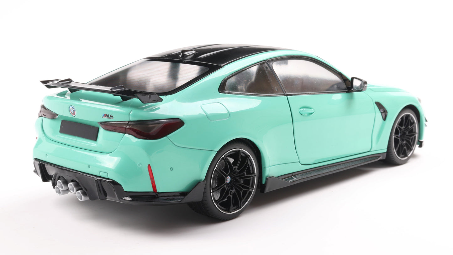 PRECOMMANDE - BMW M4 PERFORMANCE PARTS SOLIDO WORKS TURQUOISE 2025 - Solido - 1/18