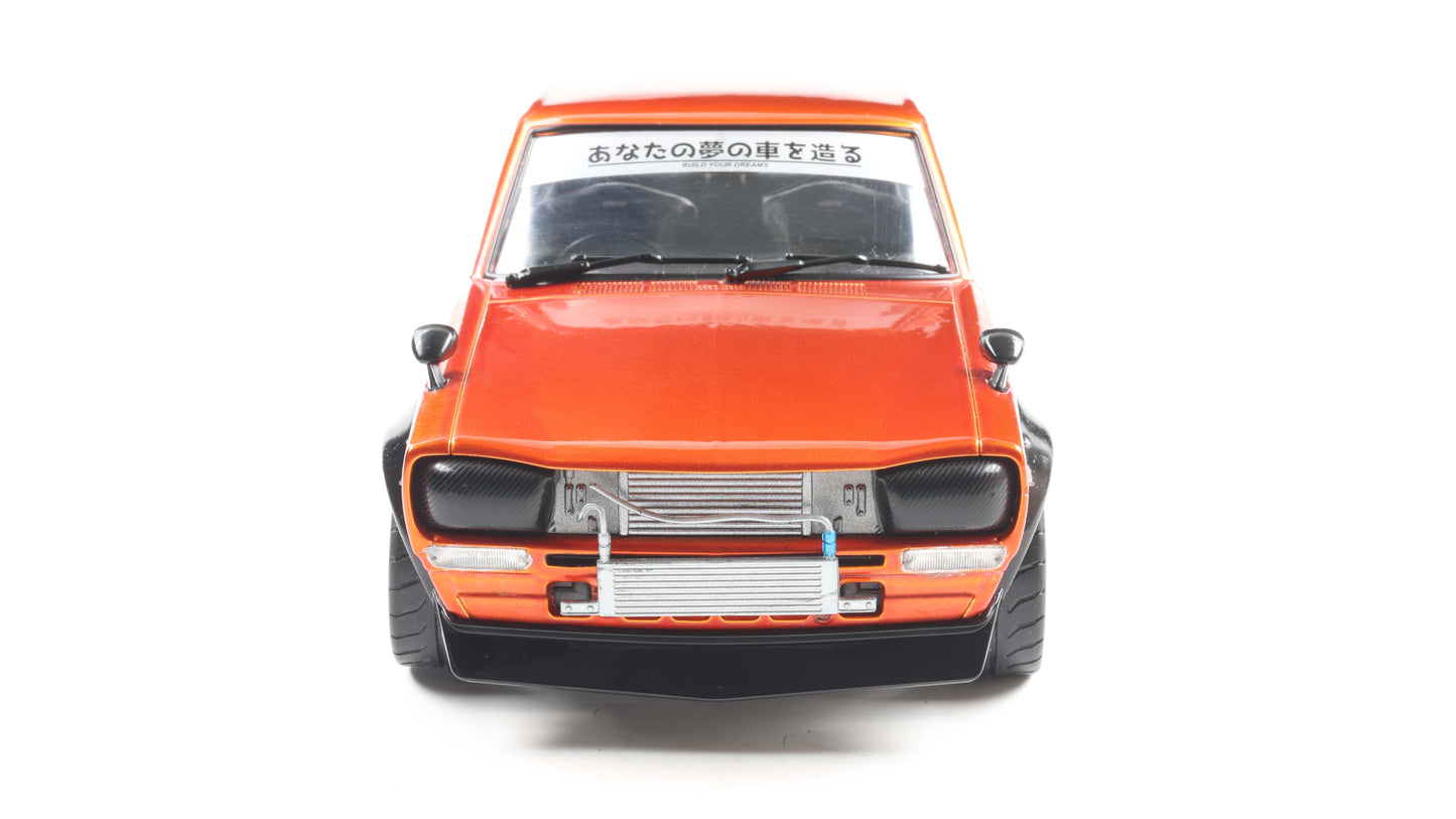 PRECOMMANDE - NISSAN SKYLINE (C10) HAKOSUKA SOLIDO WORKS ORANGE METALLIC 1970 - Solido - 1/18