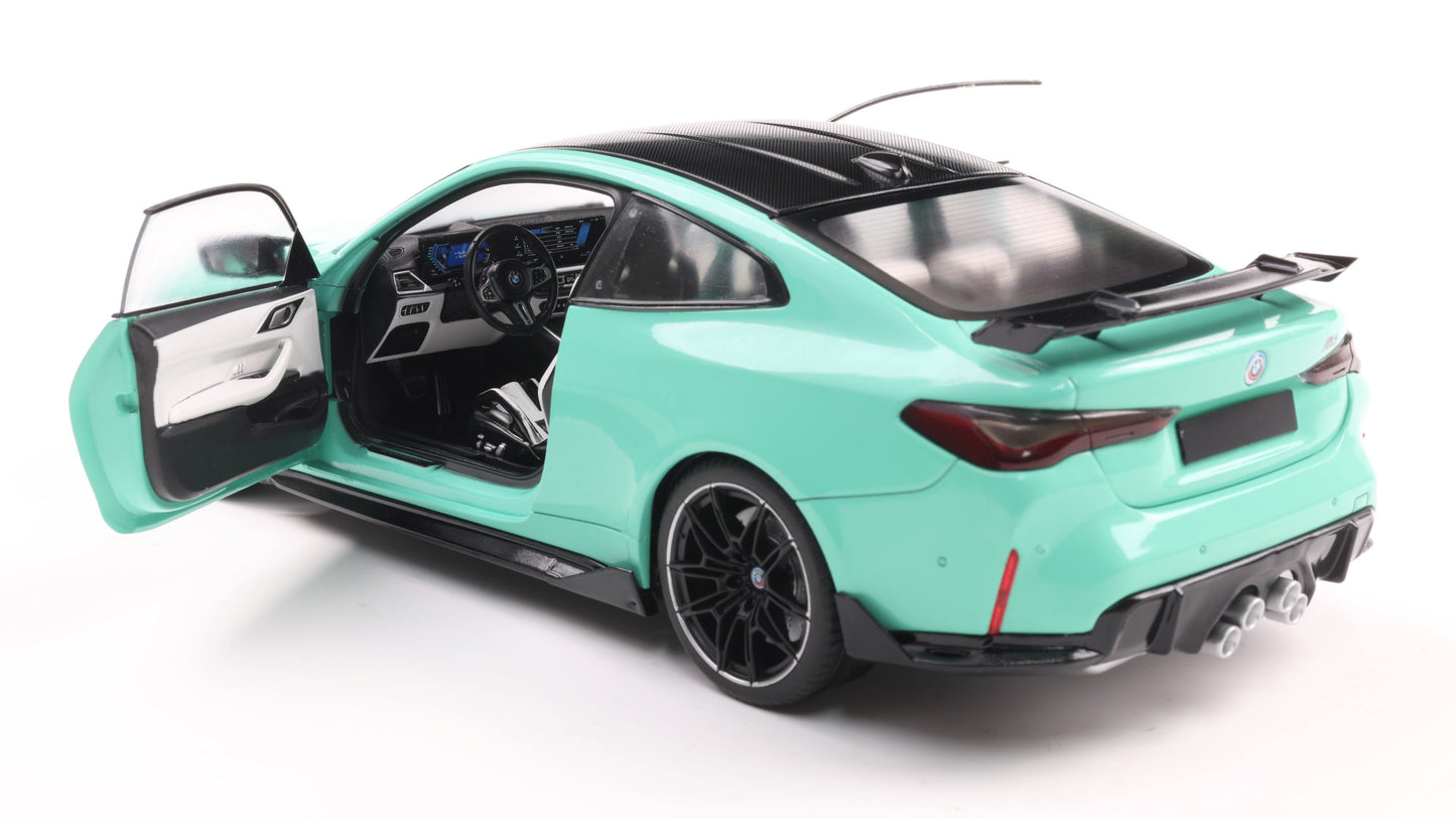 PRECOMMANDE - BMW M4 PERFORMANCE PARTS SOLIDO WORKS TURQUOISE 2025 - Solido - 1/18