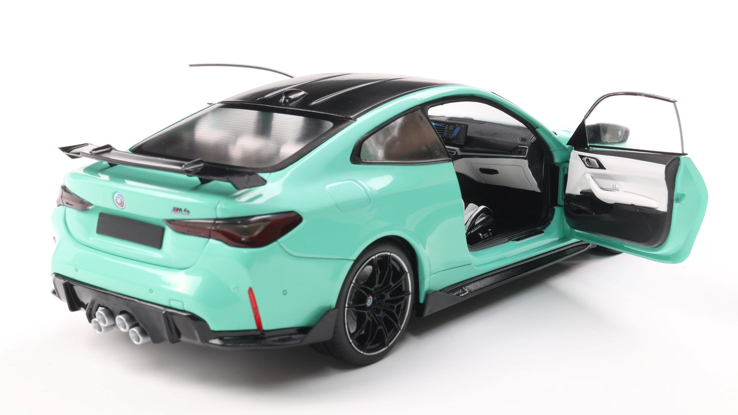 PRECOMMANDE - BMW M4 PERFORMANCE PARTS SOLIDO WORKS TURQUOISE 2025 - Solido - 1/18