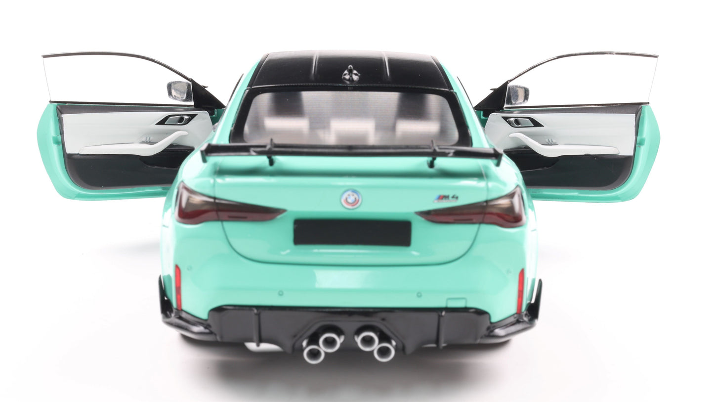 PRECOMMANDE - BMW M4 PERFORMANCE PARTS SOLIDO WORKS TURQUOISE 2025 - Solido - 1/18