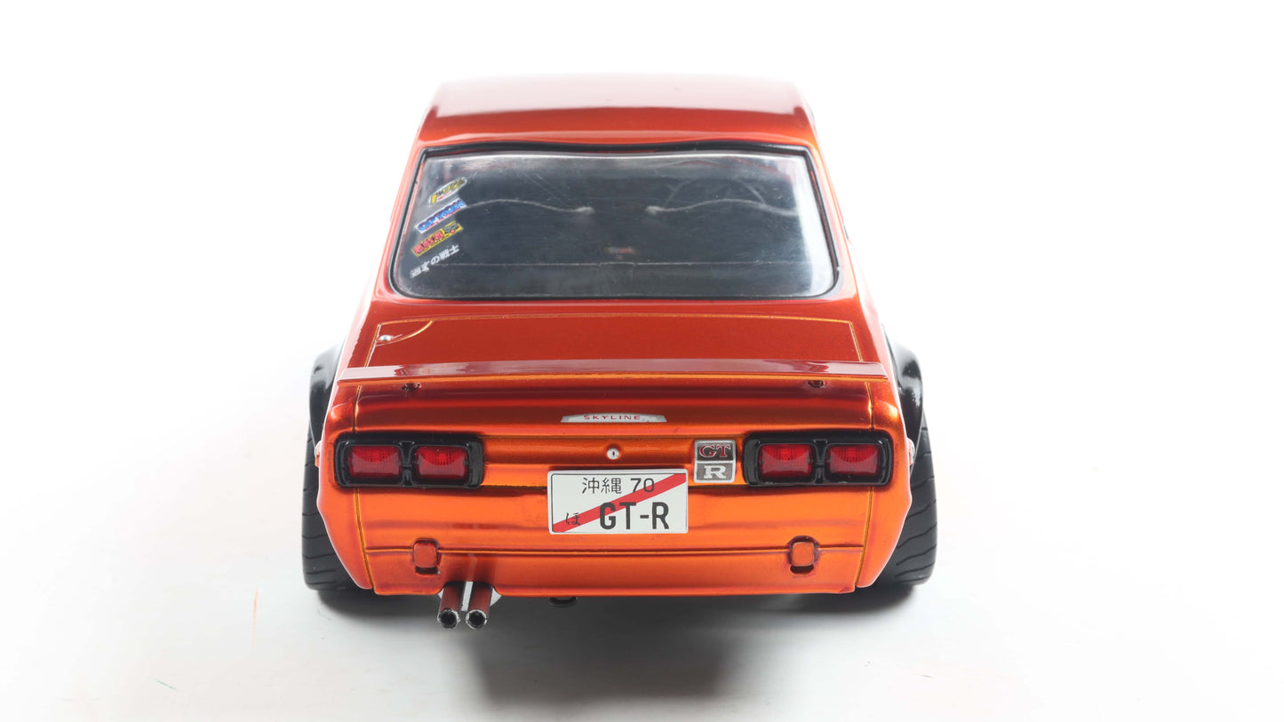PRECOMMANDE - NISSAN SKYLINE (C10) HAKOSUKA SOLIDO WORKS ORANGE METALLIC 1970 - Solido - 1/18