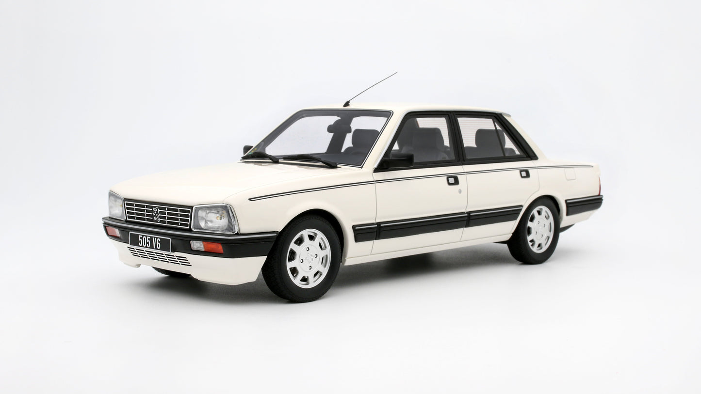 Peugeot 505 V6 Blanc Meije 1989 - Ottomobile - 1/18