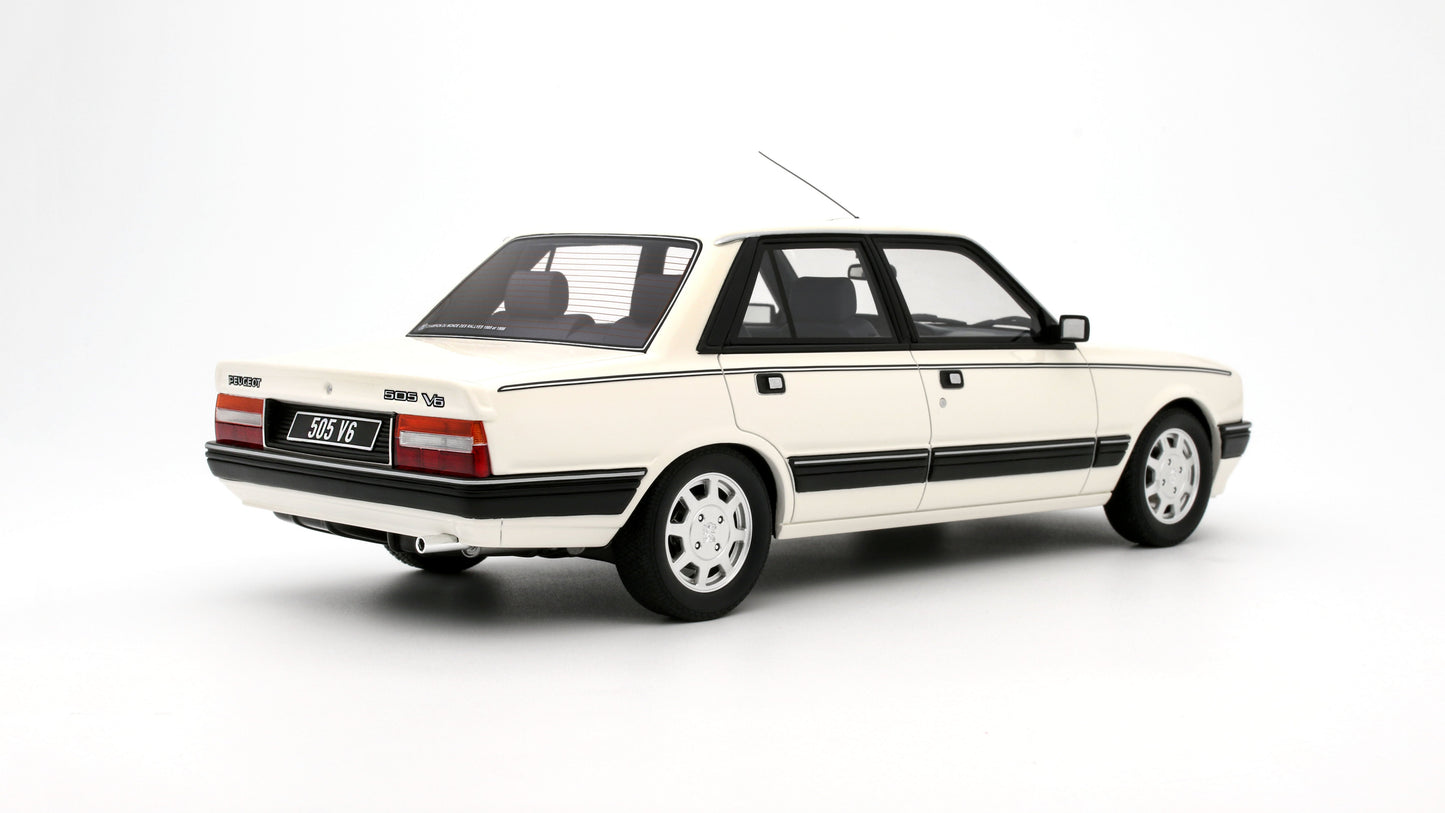 Peugeot 505 V6 Blanc Meije 1989 - Ottomobile - 1/18