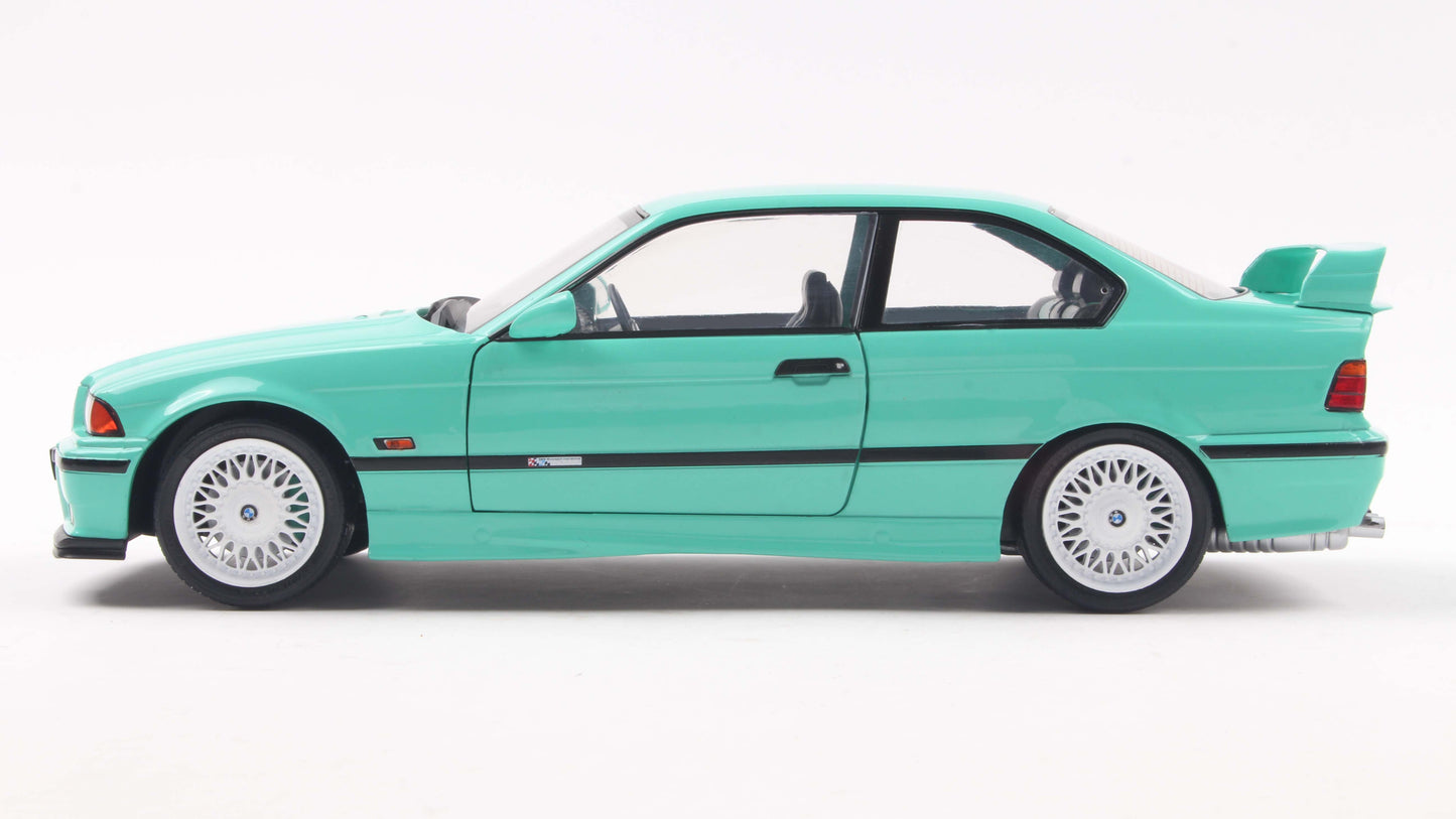 BMW E36 M3 COUPE SOLIDO WORKS MINT GREEN 1991 - Solido - 1/18