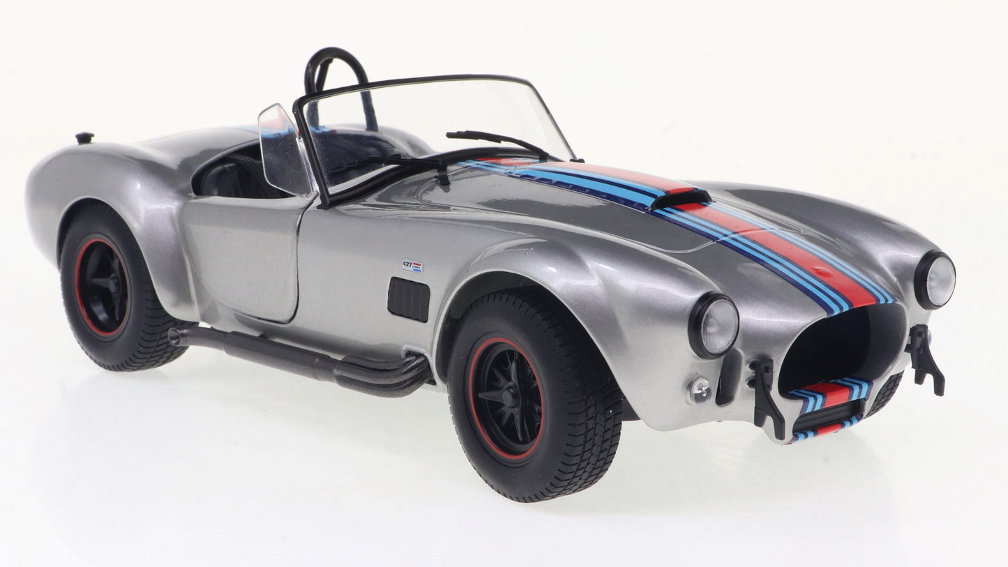 PRECOMMANDE - SHELBY COBRA 427 MKII SOLIDO WORKS M RACING SILVER 1965 - Solido - 1/18