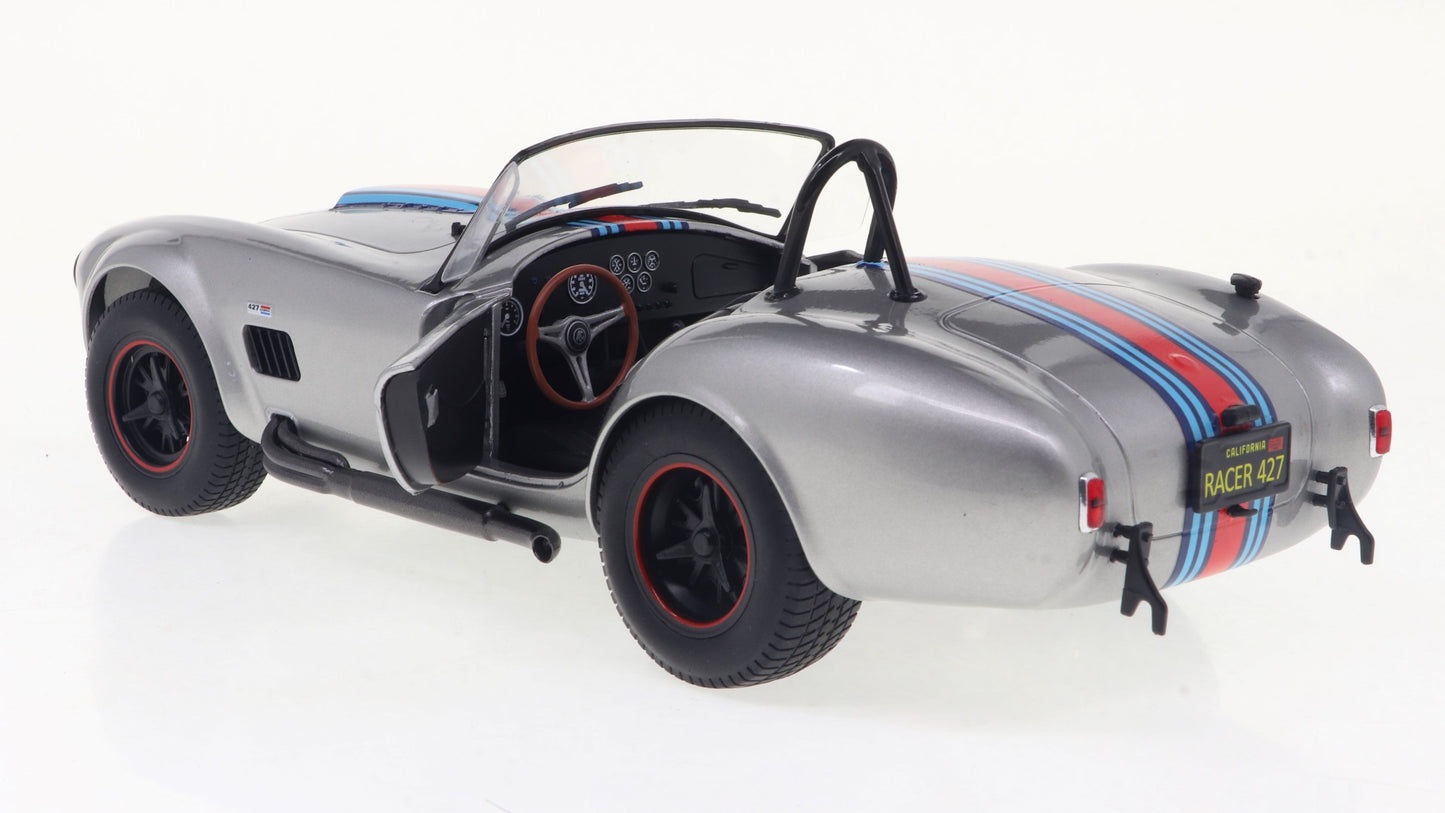 PRECOMMANDE - SHELBY COBRA 427 MKII SOLIDO WORKS M RACING SILVER 1965 - Solido - 1/18