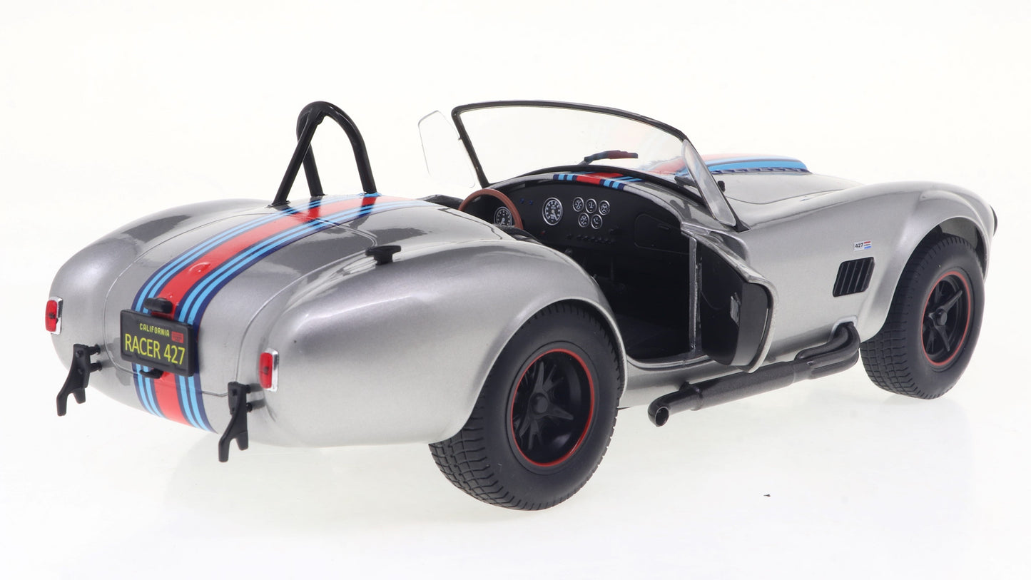 PRECOMMANDE - SHELBY COBRA 427 MKII SOLIDO WORKS M RACING SILVER 1965 - Solido - 1/18