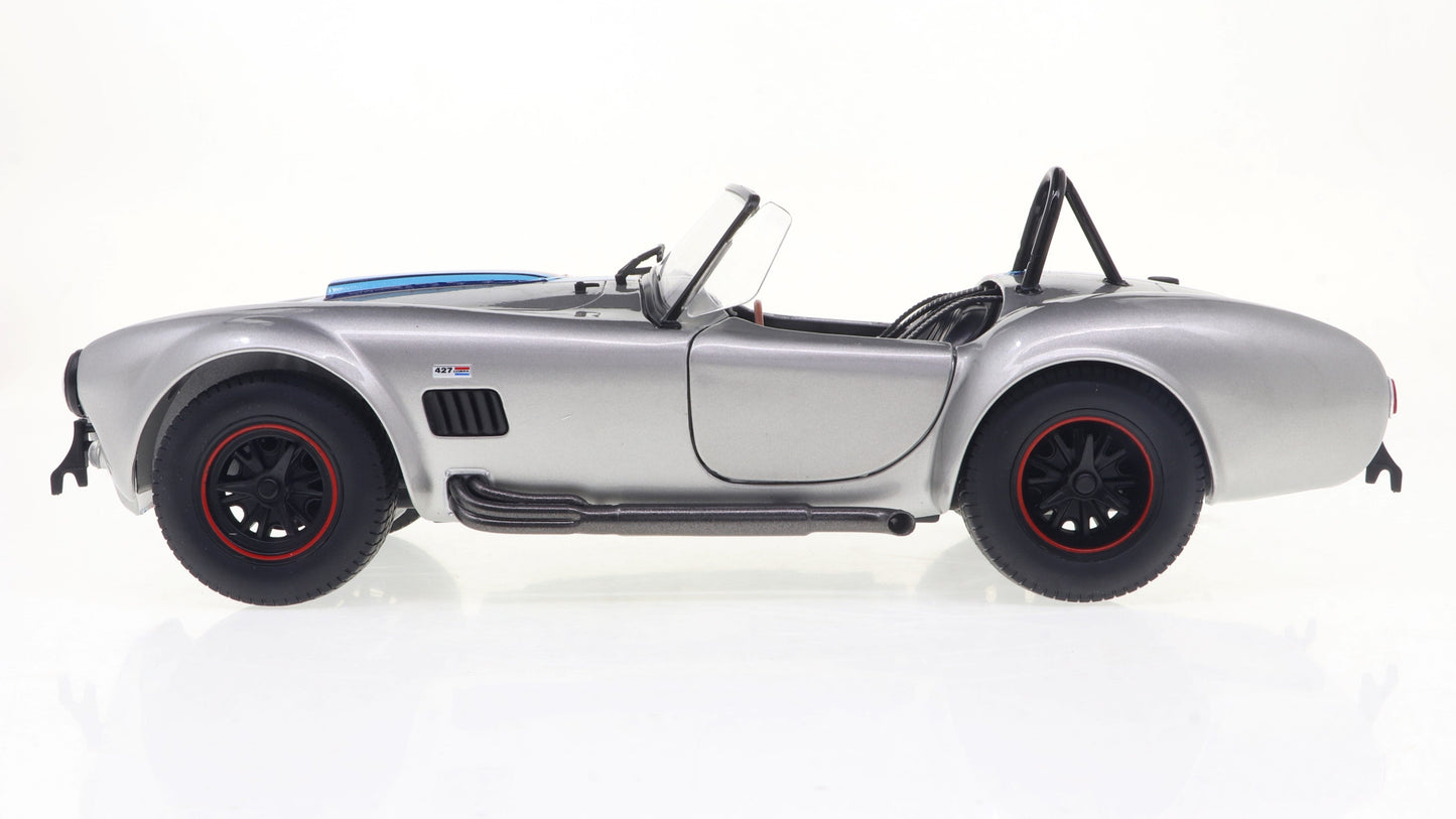 PRECOMMANDE - SHELBY COBRA 427 MKII SOLIDO WORKS M RACING SILVER 1965 - Solido - 1/18