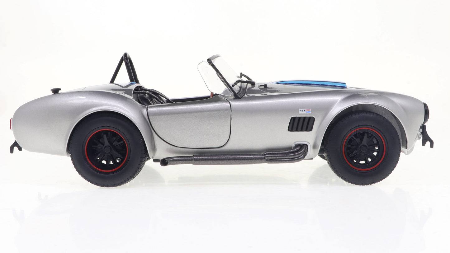 PRECOMMANDE - SHELBY COBRA 427 MKII SOLIDO WORKS M RACING SILVER 1965 - Solido - 1/18