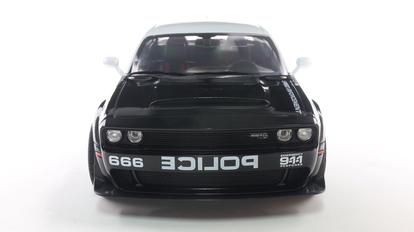 Précommande - DODGE CHALLENGER R/T SCAT PACK WIDEBODY HIGHWAY POLICE 2023 - Solido - 1/18