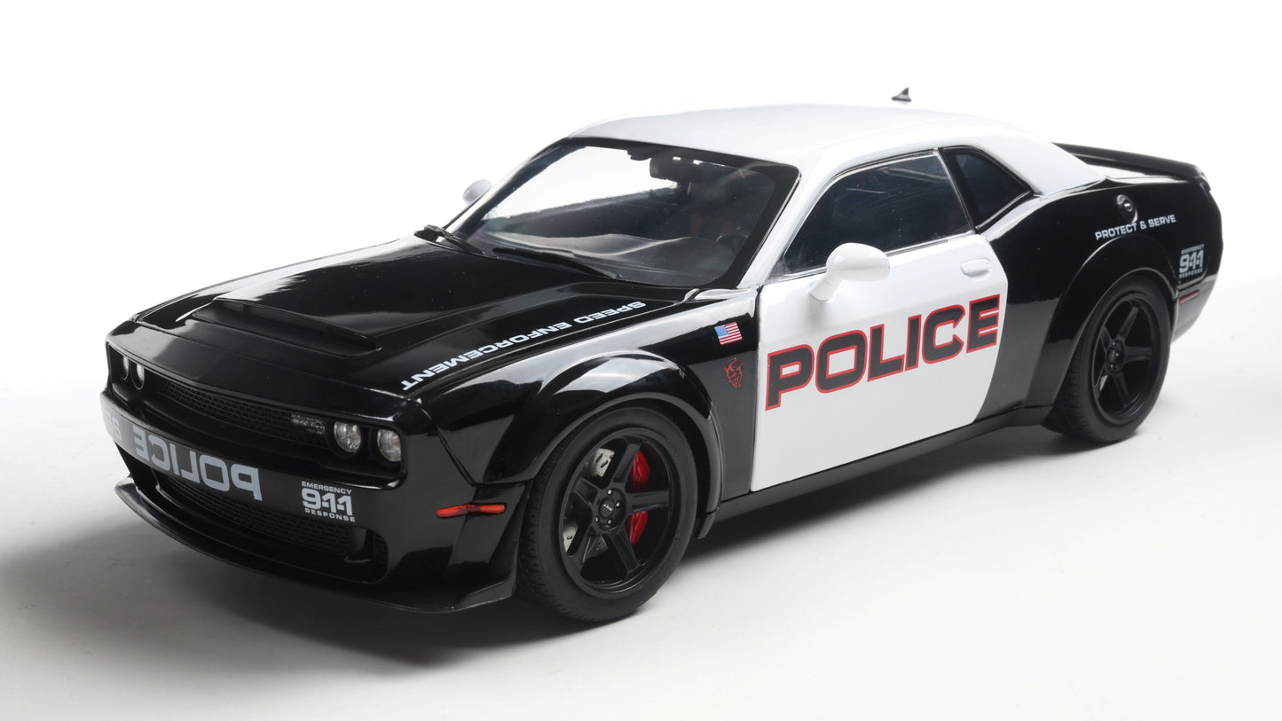 Précommande - DODGE CHALLENGER R/T SCAT PACK WIDEBODY HIGHWAY POLICE 2023 - Solido - 1/18