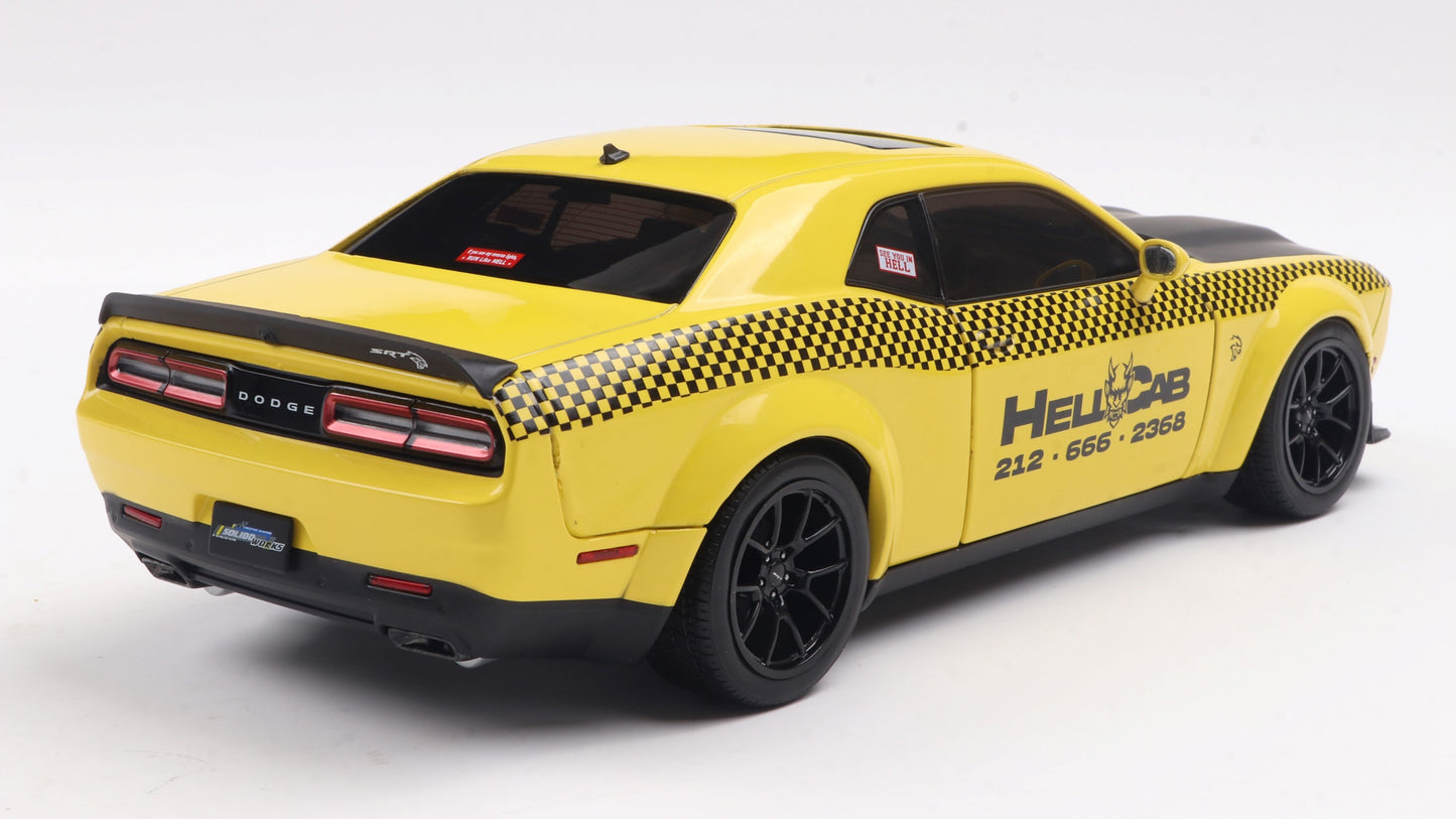 PRECOMMANDE - DODGE CHALLENGER SRT HELLCAT REDEYE WIDEBODY NYC HELLCAB 2023 - Solido - 1/18