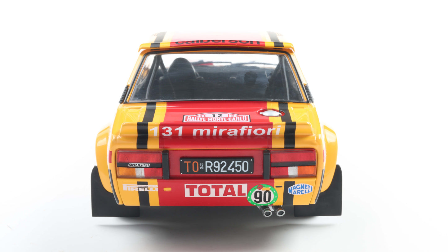 Précommande - FIAT 131 ABARTH YELLOW #12 M.MOUTON / ANNIE RALLYE DE MONTE-CARLO 1980 - Solido - 1/18