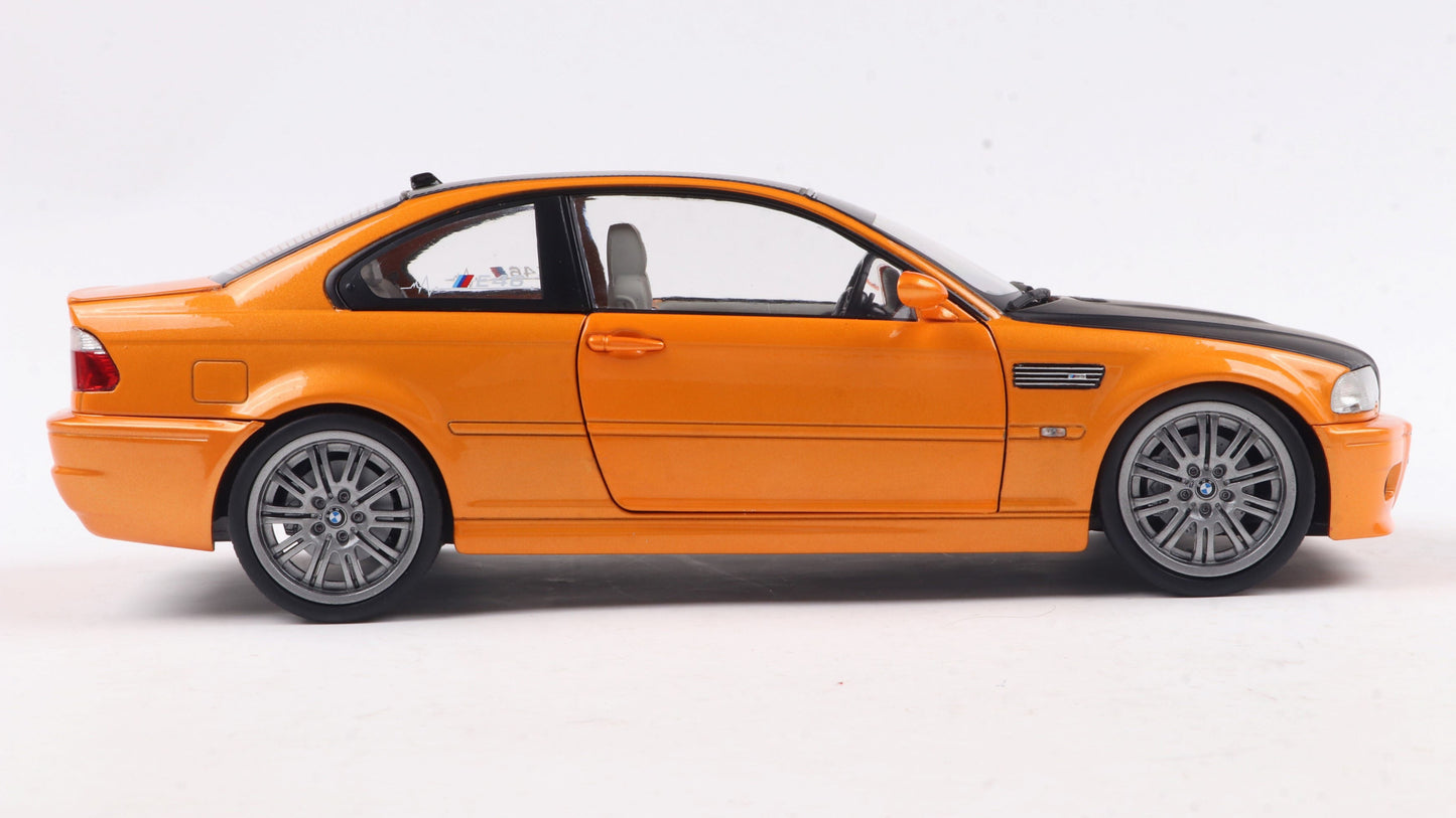 PRECOMMANDE - BMW E46 M3 COUPE SOLIDO WORKS ORANGE 2000 - Solido - 1/18