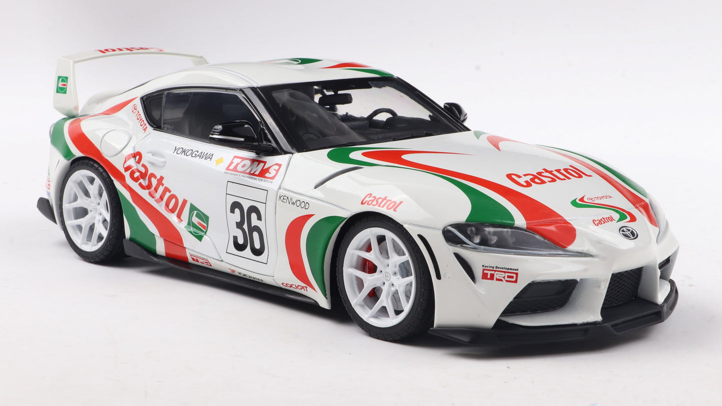 PRECOMMANDE - TOYOTA GR SUPRA TOYOTA RACING TRIBUTE WHITE 2024 - Solido - 1/18