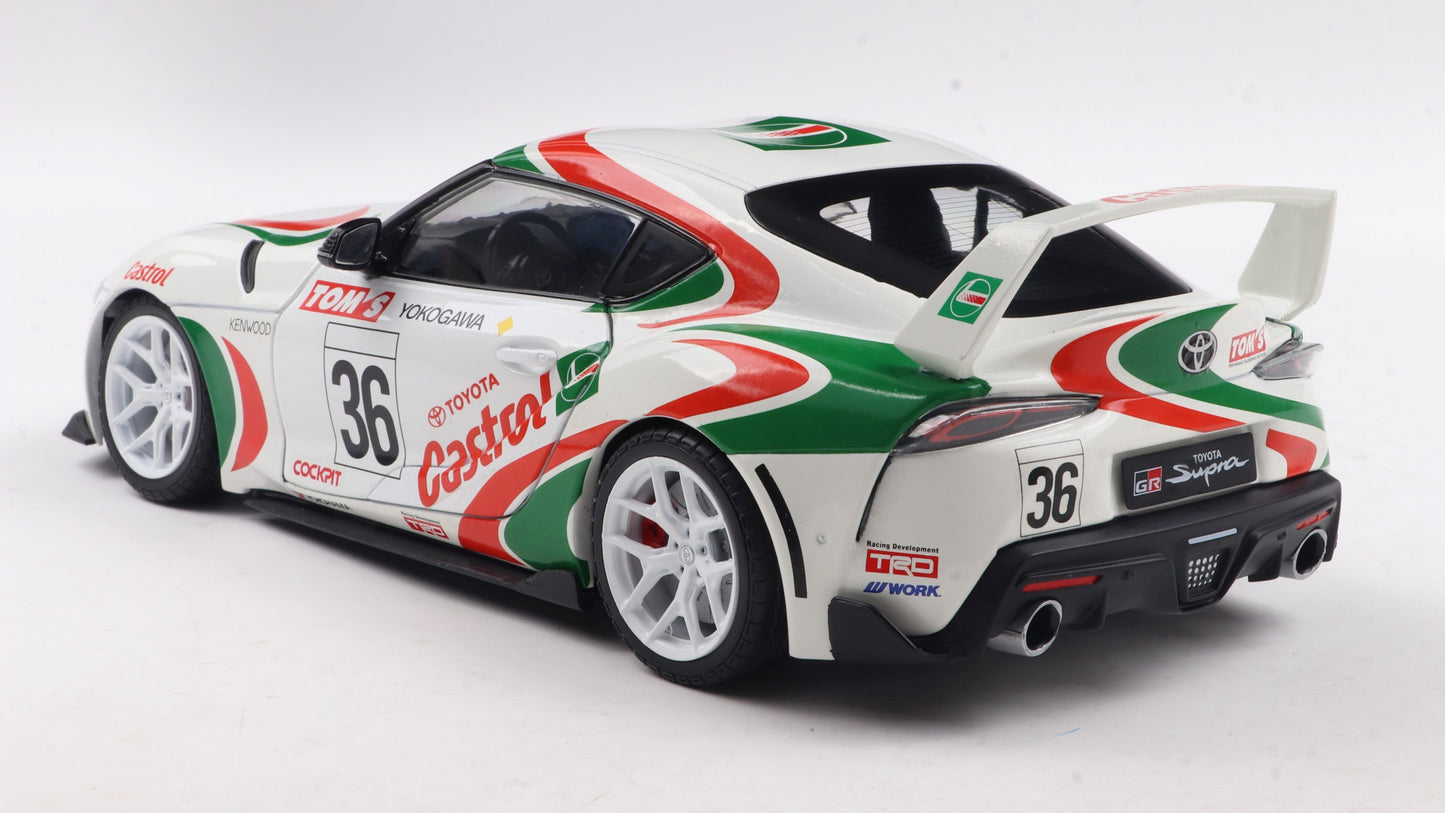 PRECOMMANDE - TOYOTA GR SUPRA TOYOTA RACING TRIBUTE WHITE 2024 - Solido - 1/18